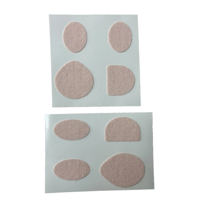Hot Selling Heel Stickers for Shoes Moleskin Adhesive Pads Anti-wear Heel Patch for Feet Fabric Padding Avoid Foot Skin Blister