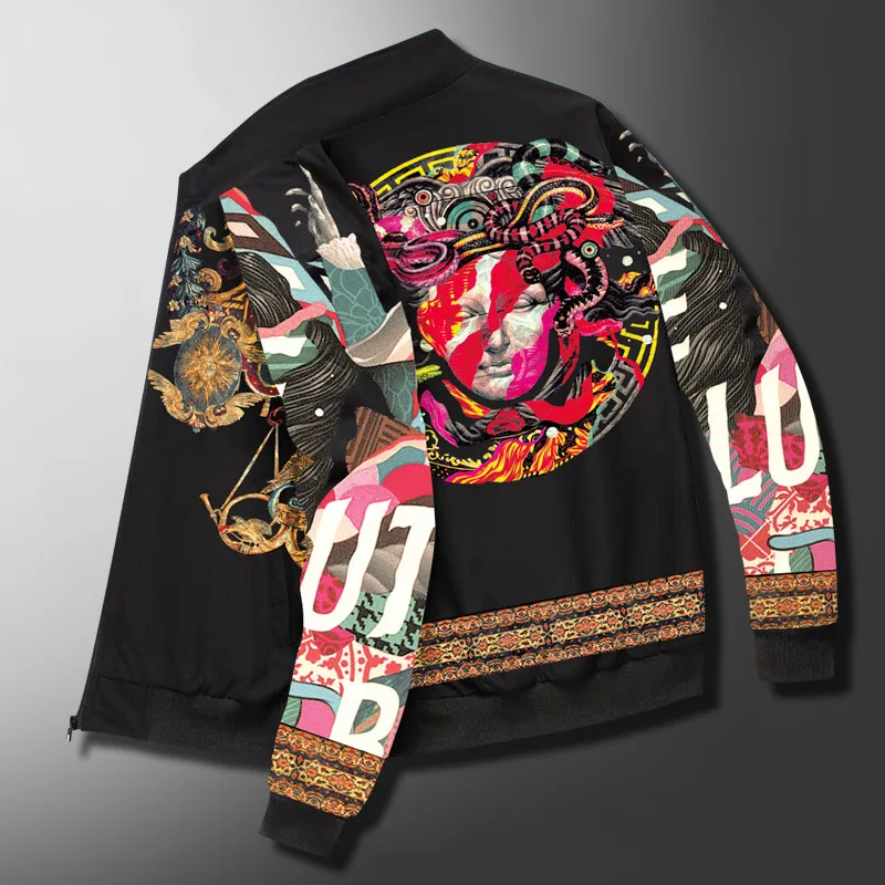 Customized Sublimation Printed Men Bomber jacket At Wholesale 2022