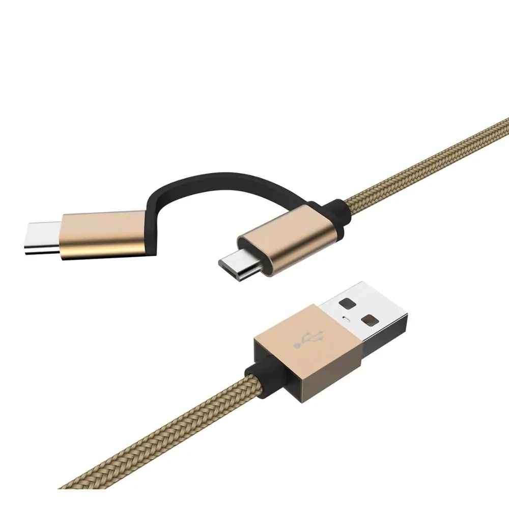 Нейлон Плетеный 1 м Высокое скорость Быстрый зарядное устройство 2 в USB кабель быстрой зарядки для Samsung S10