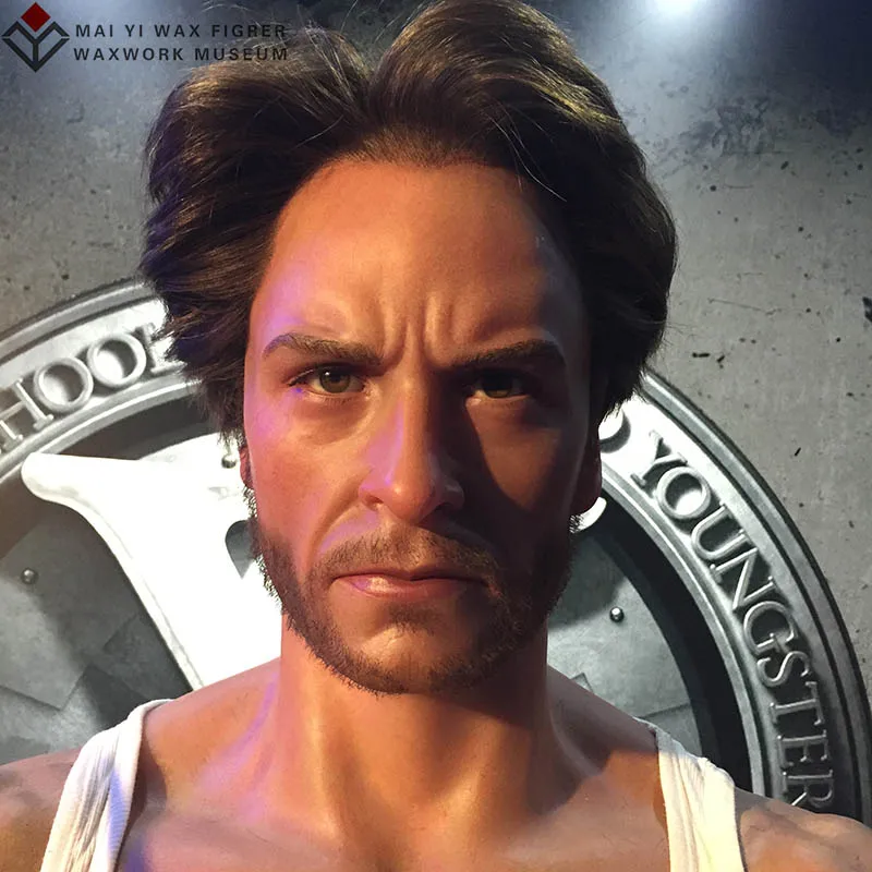 Hyper Simulated Movie Stars Wax Figures of Wolverine Statue For Art Collectible