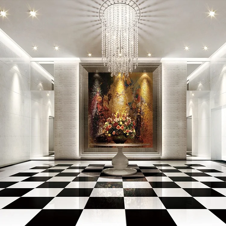 nano polish vitrified crystal white glass floor porcelain tiles