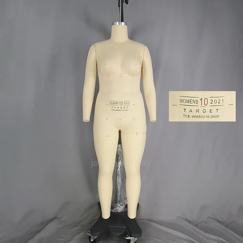 French stylish fabric covered dress form mannequin for Sewing Dressmaker