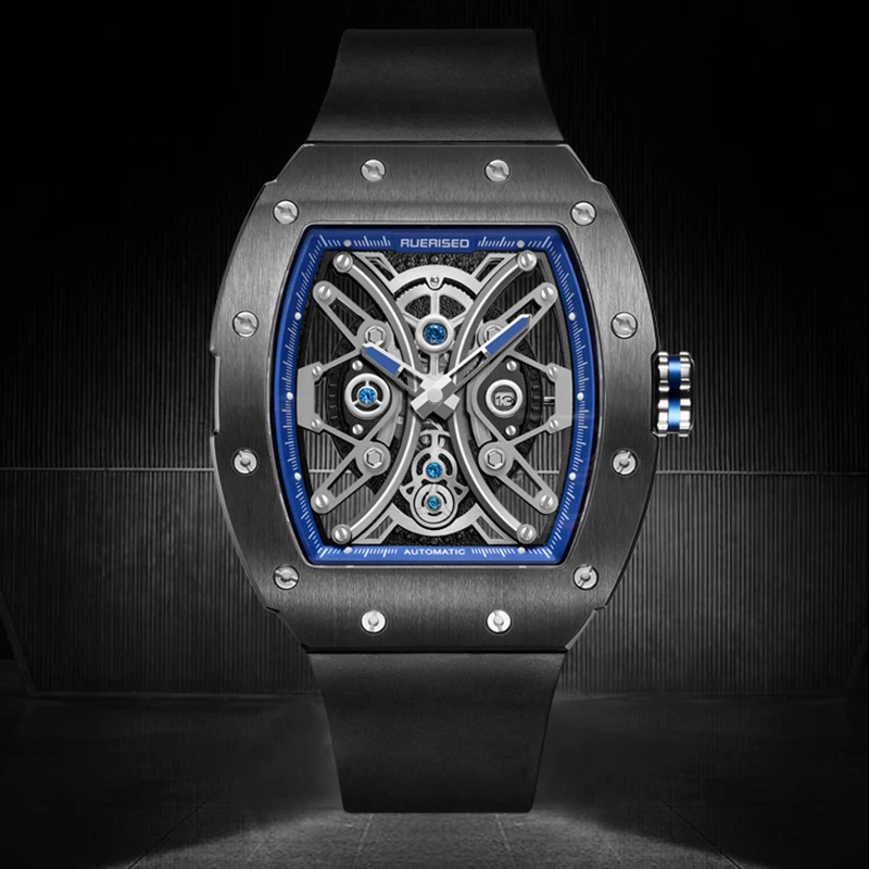 
Wholesale Mechanical Watch Montre Richard Mille Diamond Factory Price Richard Mille Custom Wrist Watch For Men 