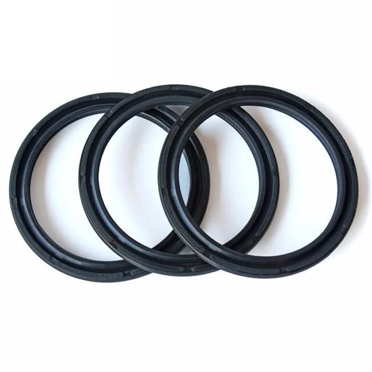 Custom made black silicone rubber flat o ring, rubber seal ring