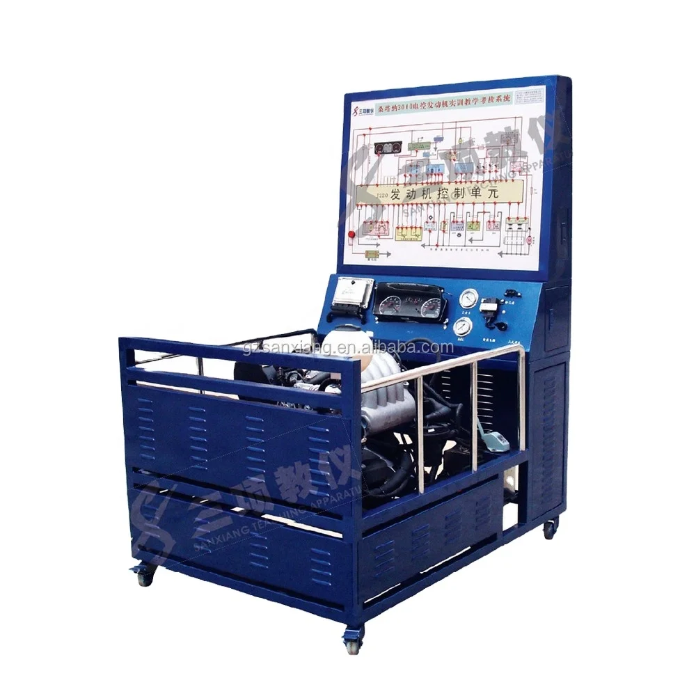 Factory Direct Sale Vocational Training Equipment Automotive Electronic Controlled Engine Bench Workbench