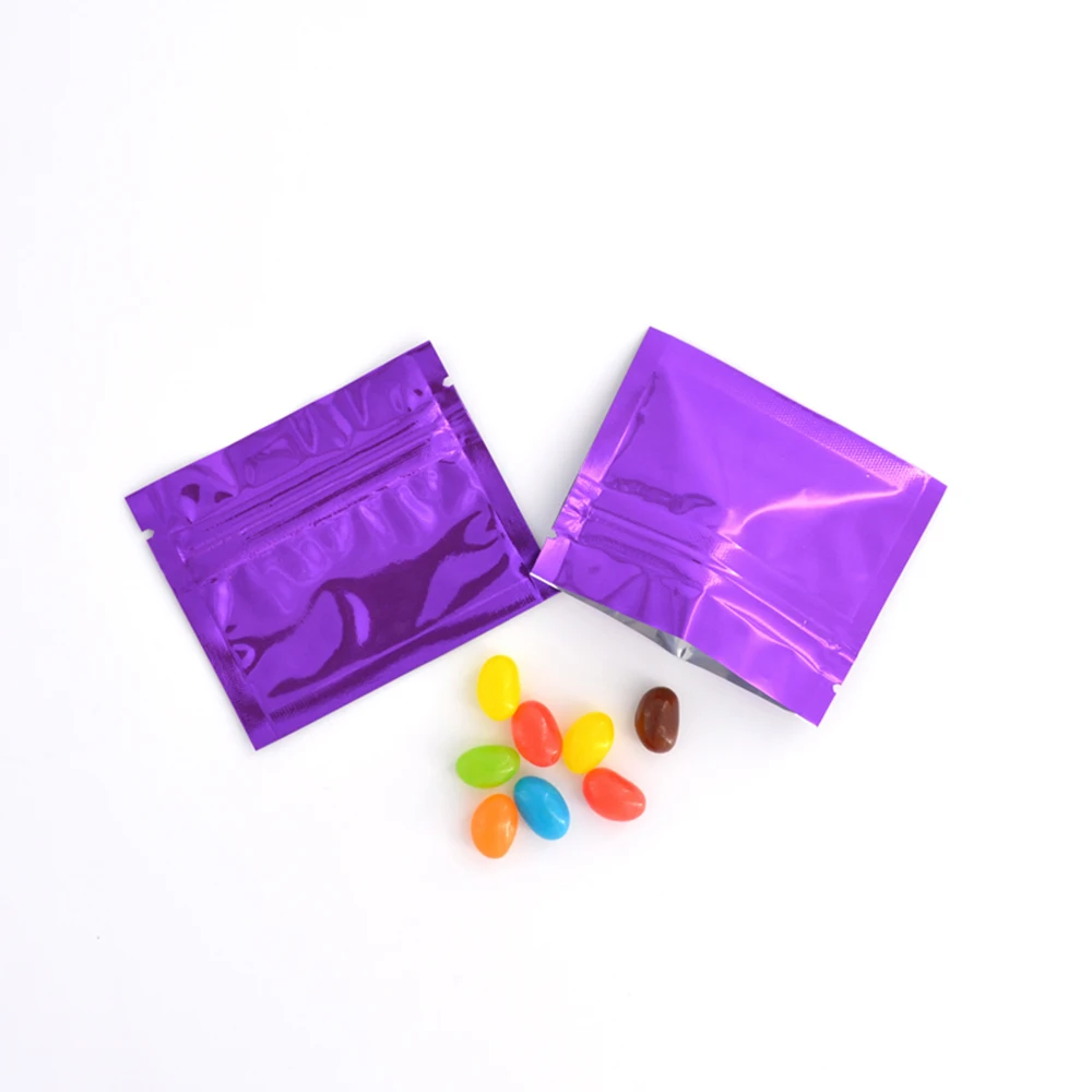 SZHOYO Heat Seal Food Grade Mylar Bags Mini Aluminum Sachet Pouch, bolsas de aluminio