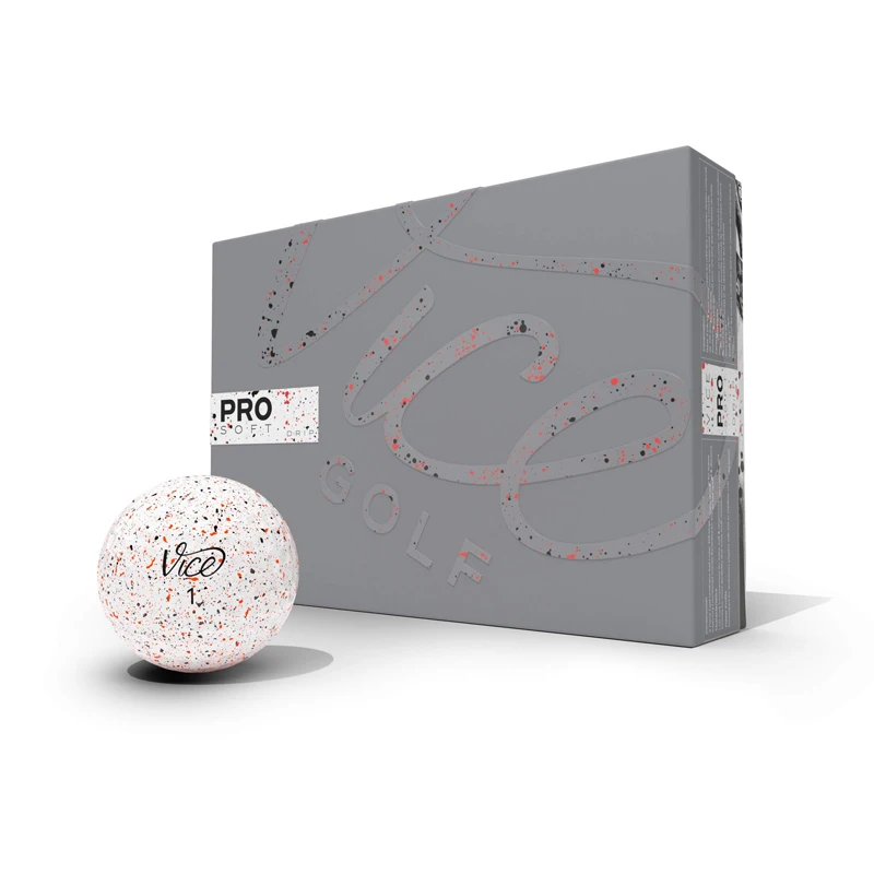 Golf balls, 3-piece polyurethane balls with soft feel and stable high flight, designed for ambitious golfers