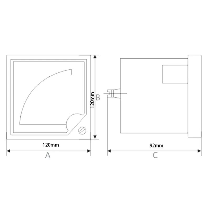 Plastic Laboratory Ammeter Digital Dc Mmeter Ammeter Digital Display Meter Bottle Picture Medical Dimensions Class Material Type