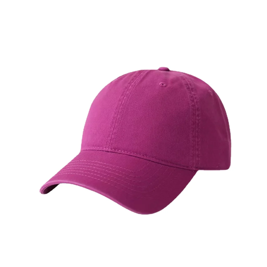 American Cotton Baseball Cap Blank Light Plate Soft Top Unlined Casual Cap Men Adjustable Party Foreign Trade Europe United