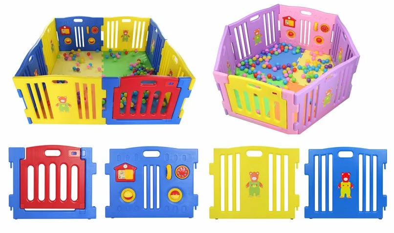 8panel friendly toys little playpen plastic baby fence(with EN71certificate)baby product