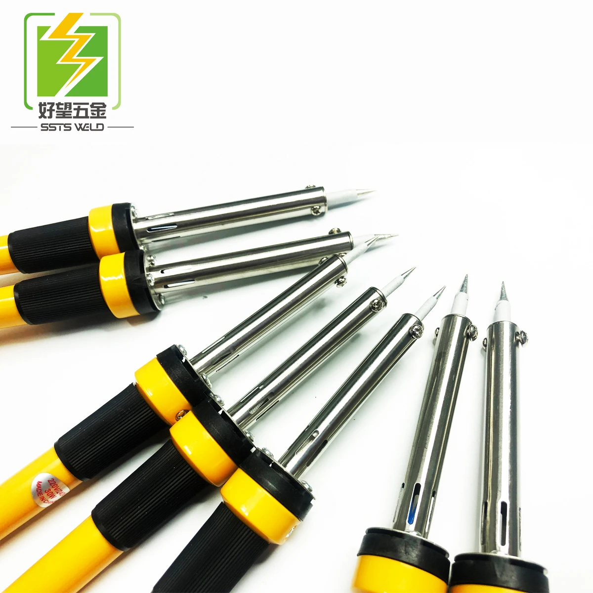 Electric soldering irons 25W 30W 40W 50W 60W  ready to ship with plastic handle US EU UK Plug Optional  SSTS-SGPH-900-Y