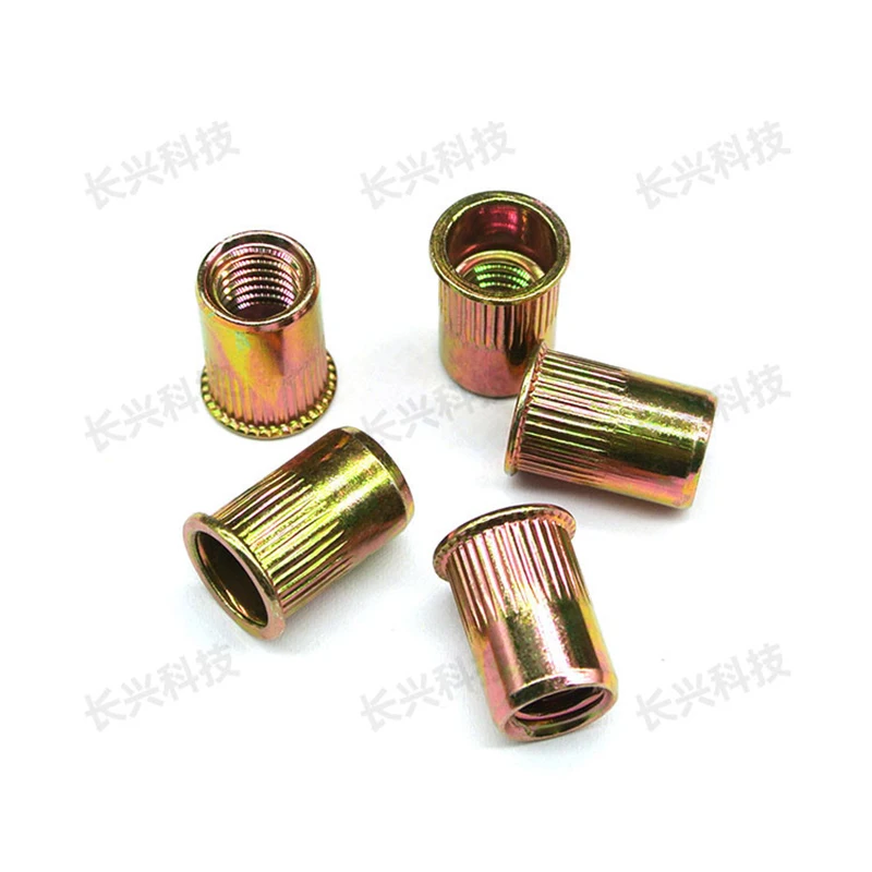 China custom galvanized blind rivet nut head rivet nut hot sale m3- m12 stainless steel thread rivet nut