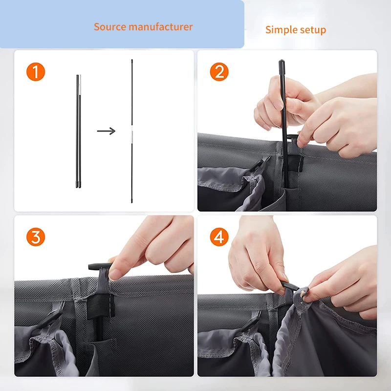 Trending New Arrival Laundry storage dust bag basket box canvas custom logo bag