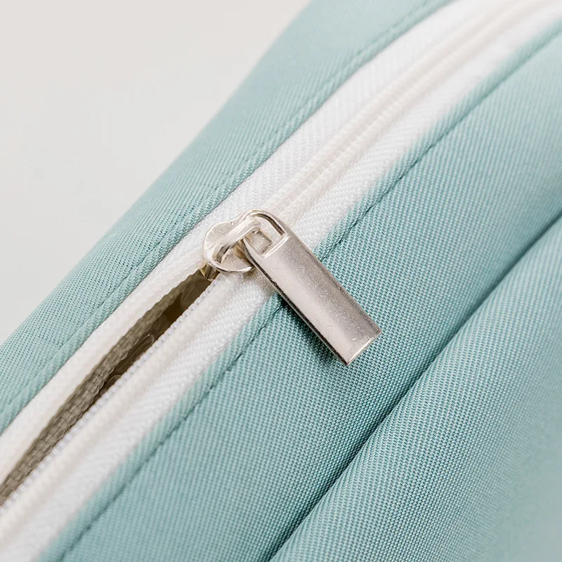 Simple Pencil Case Customized Large Capacity Ins Style Japanese Solid Color Stationery Case Good-looking Elementary