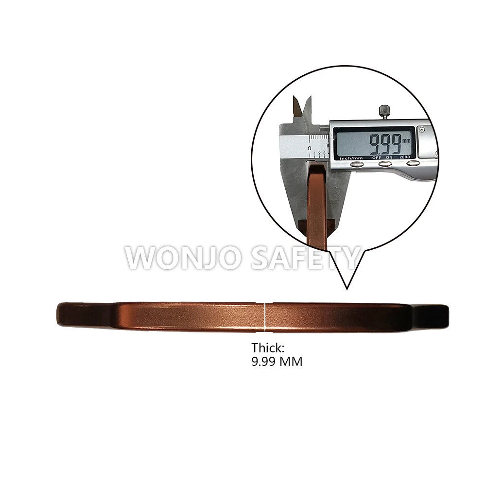 Wonjo 36kN 7075 алюминиевая пластина с 8 отверстиями для подъема и работы на