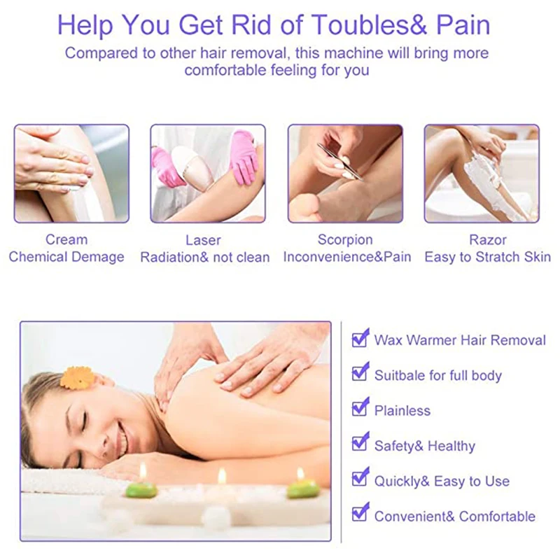 Professional Hand Held Roll On Wax Warmer Wax Heater Roll On