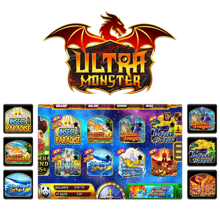 Hot Selling Ultra Monster Fish Shooting Game Fishing Games Arcade Fishing Game Software