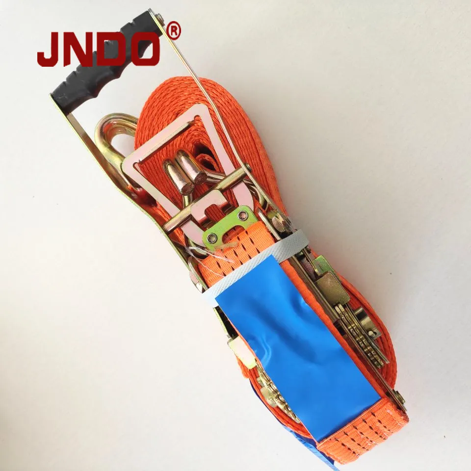 High Quality Polyester Ergo Ratchet Tie Down Straps 5ton 10m Cargo Lashing Belt