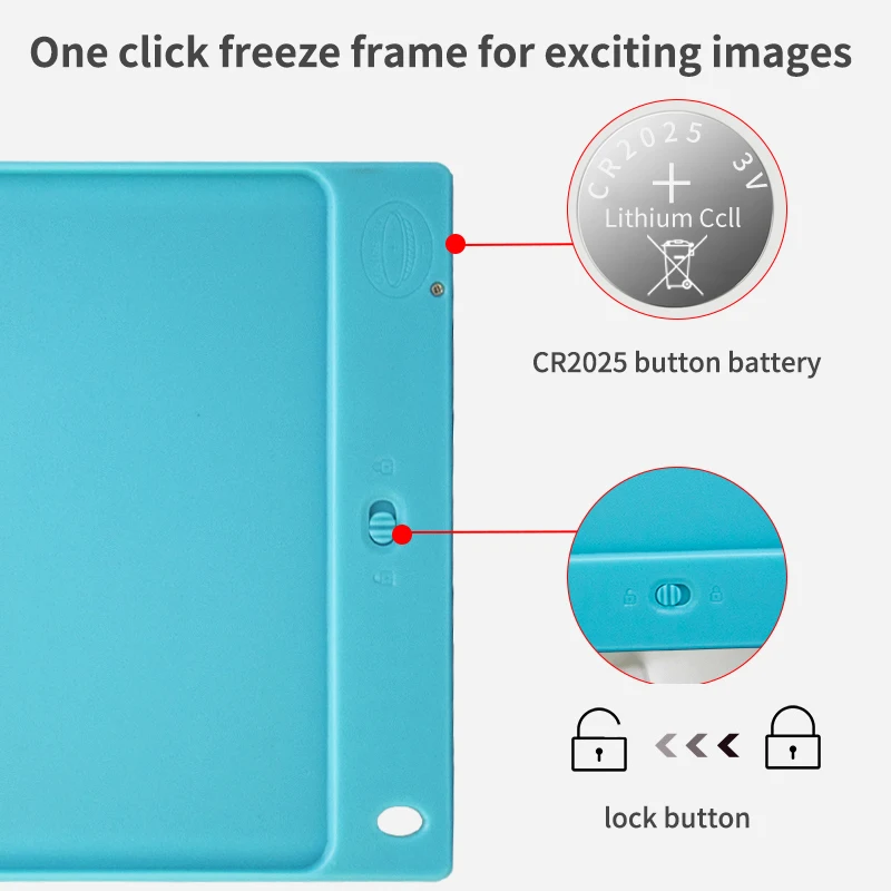 factory wholesale blue/pink memo pads electronic slate digital notebook tablet lcd writing tablet 8.5/10/12 inch