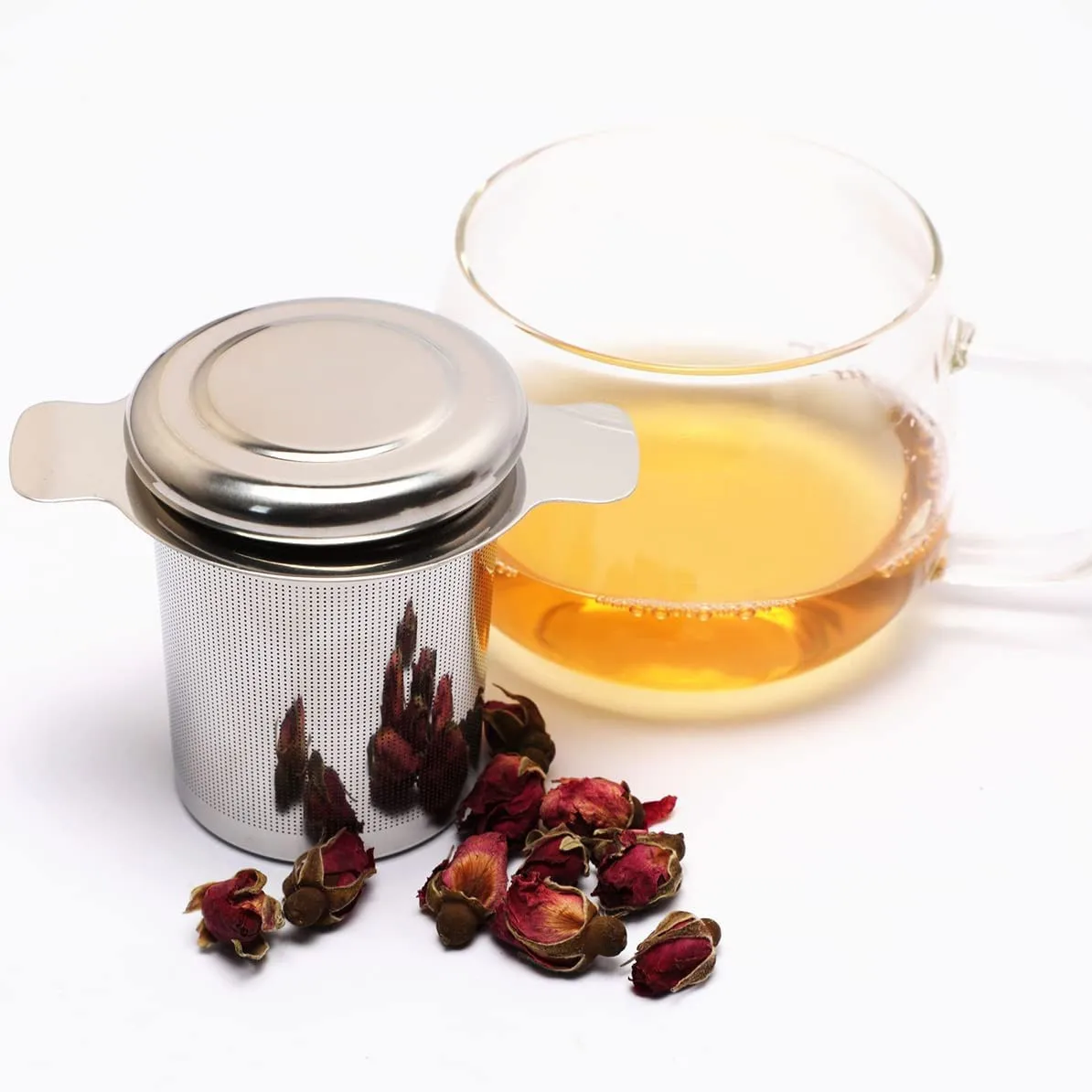 Stainless Steel Tea Strainers Tea Infuser Basket Fine Mesh Loose Tea Leaf Infusers