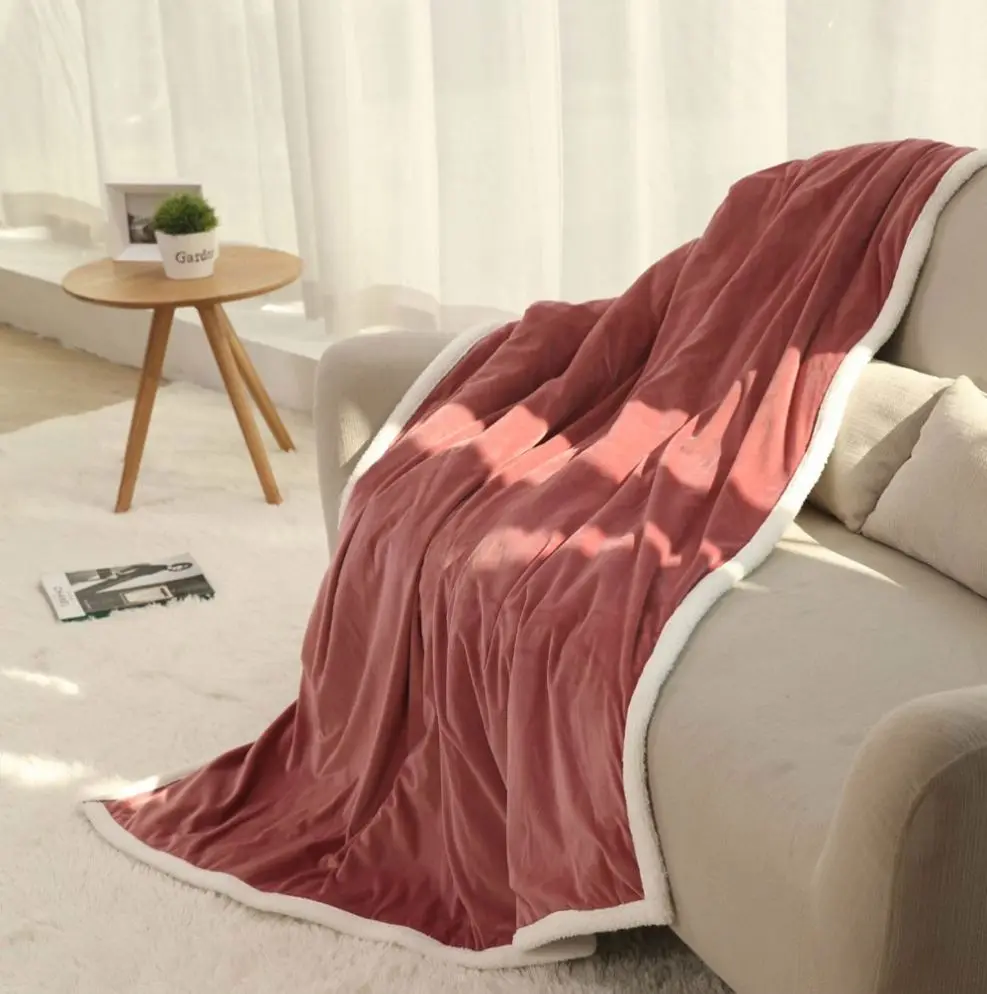 Plastic High Quality Heated Blanket Throw Made In China