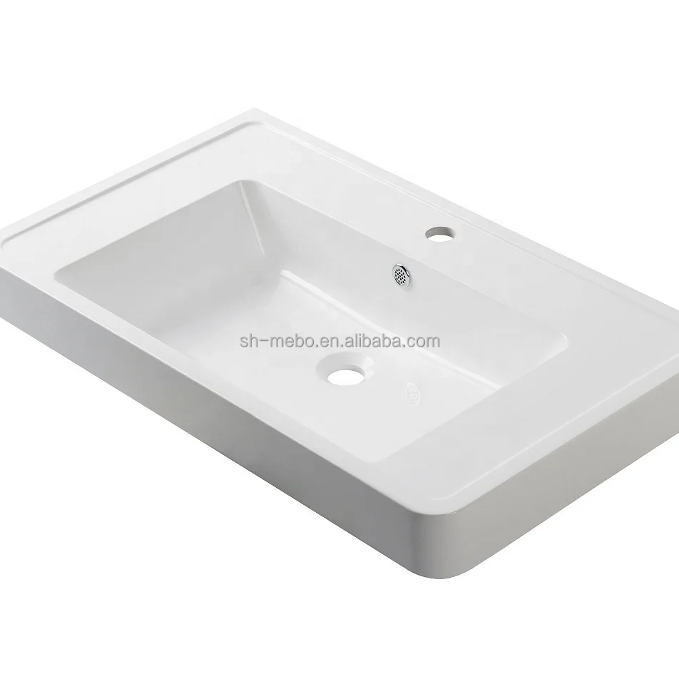 Single Bowl Bathroom Artificial Stone Top