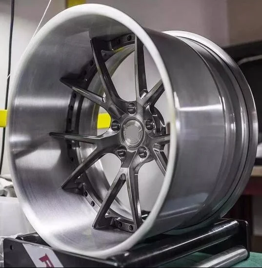 Глубокая губа под заказ 6061T6 автомобильный кованый сплав колесо 3 pc кованый обод