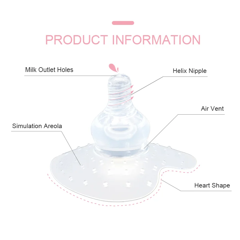 food grade silicone nipple shield safe silicone breast milk feeding products silicone nipple shield for breastfeeding
