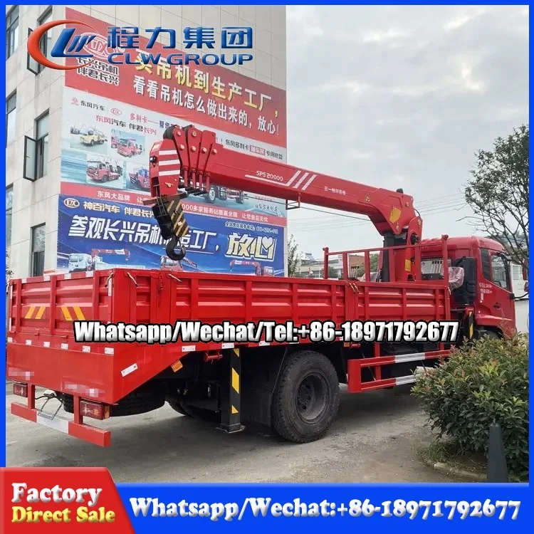 Dongfen 4x2 5 тонн 8 10 12 16 манипулятор гидравлический кран на грузовике