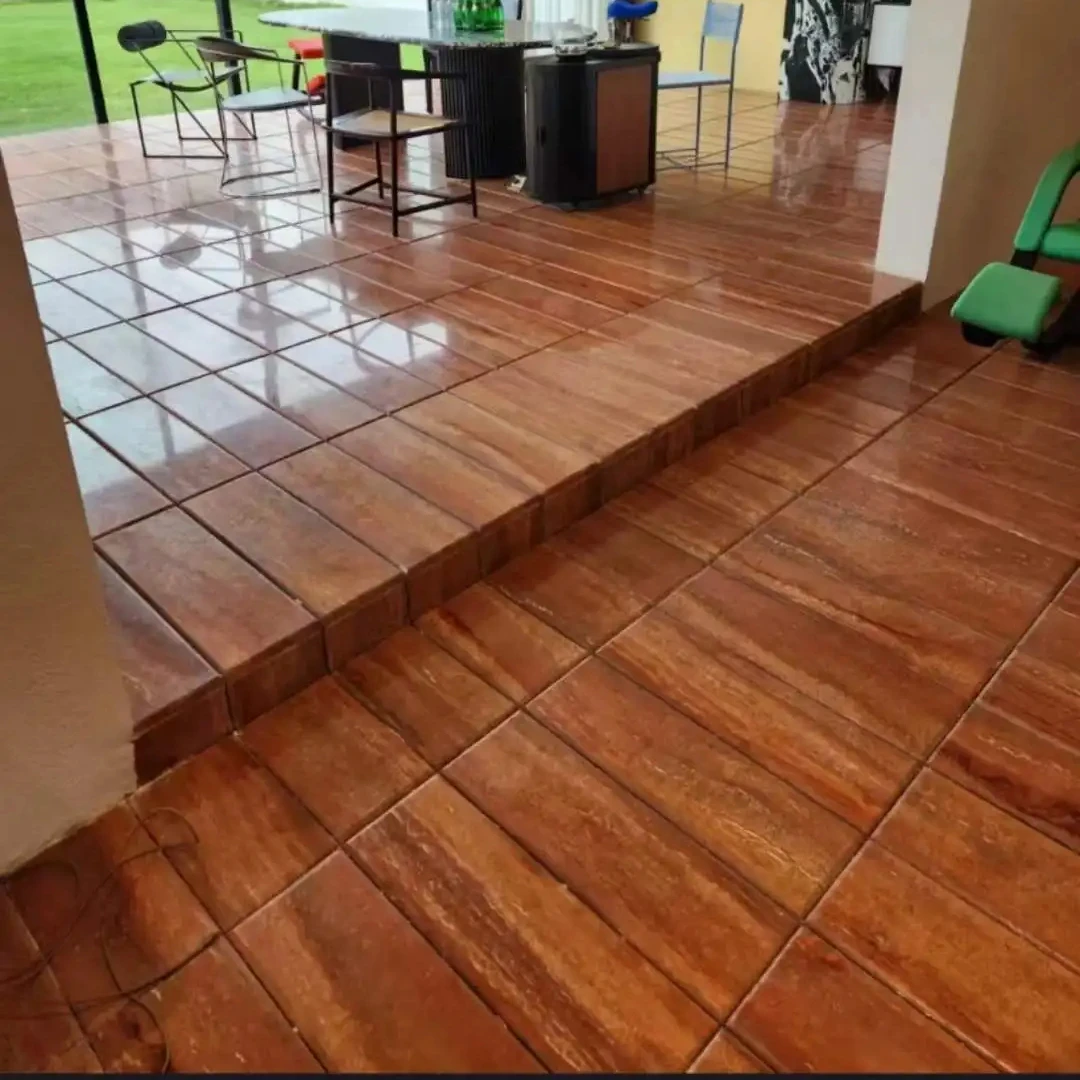 Red Travertine Stone Slab Wholesale