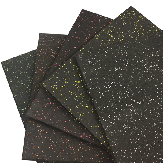 Fine granules Sports used gym rubber flooring used mats for sale