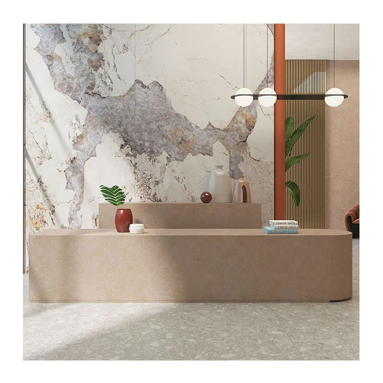 Matte Floor Tile 1200x2400mm Marble Look Porcelain Wall Sintered Stone Slabs Tile For Decoration