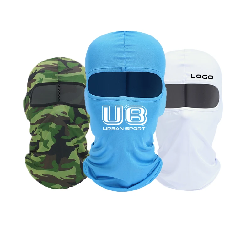Direct factory customized logo pattern print ski mask cycling racing karting inside helmet caps sports balaclava
