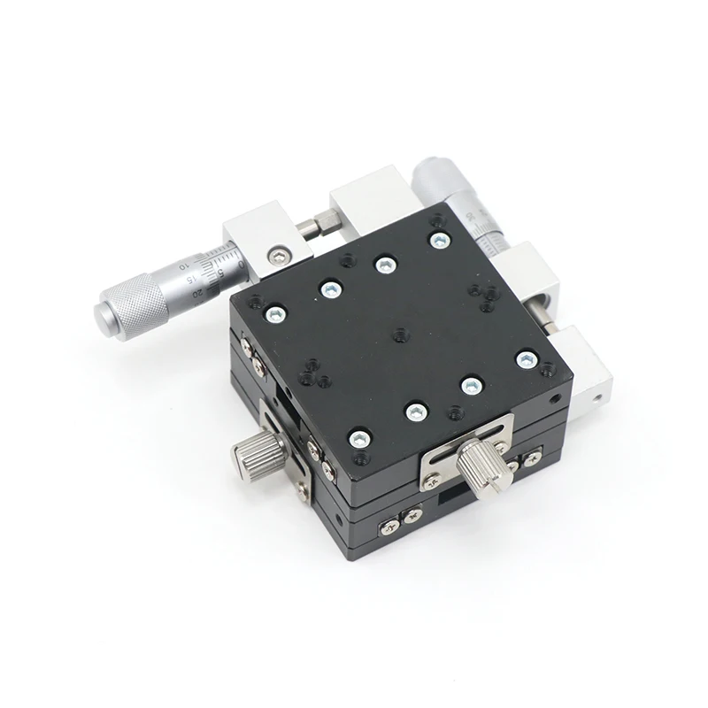 Hong To  XY axis translation stage LY100/125 optics micrometer manual precision fine-tuning platform sliding stage