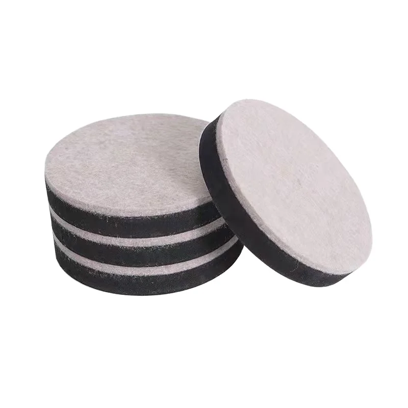 Rubber and Felt composited  Pads  Felt Furniture Pads for Protecting Hardwood Floors