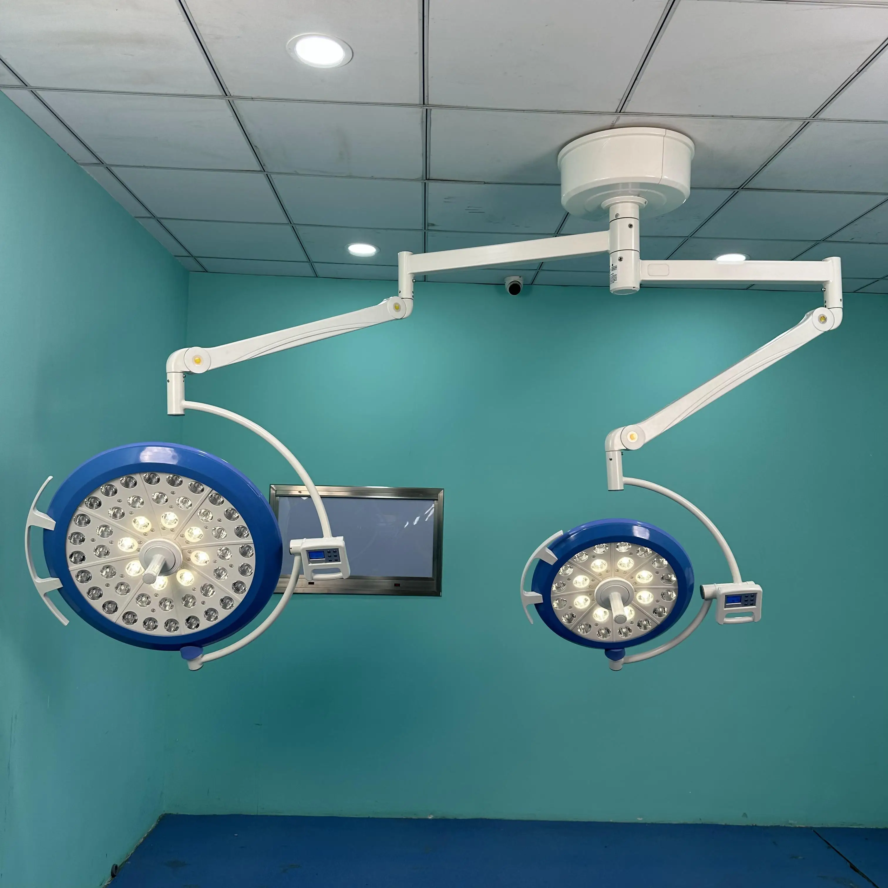 LTSL45 New Arrival Double Big Bulbs Medical Lamp Shadowless Ceiling Light Surgical LED Operation Lamp