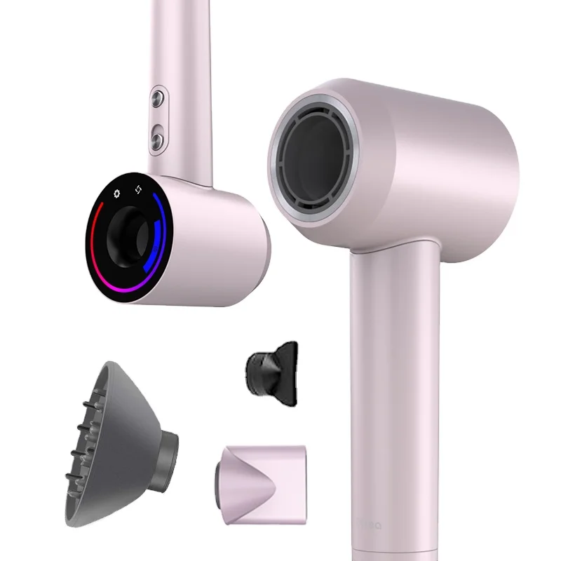 Dibea BLDC Motor High Speed  Ionic Hair Dryer with Diffuser Concentrator Nozzles