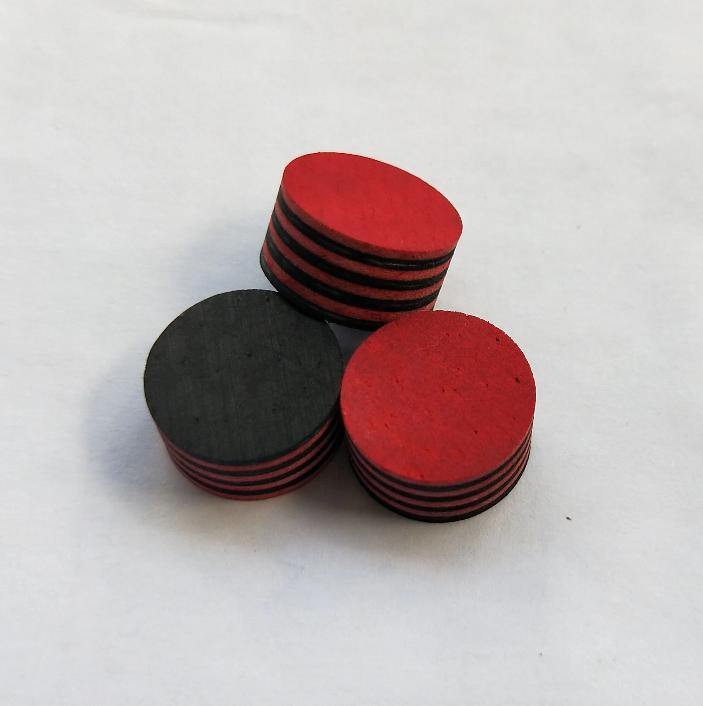 14mm New Arrival Red/Black Color Import Japanese Pig Skin Billiard Cue Tips