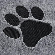 Cheap Super Absorbent Soft Microfiber Pet Bath Grooming Towel Perfect Dog Shower Bath Gray Dog Towels For Drying Dogs