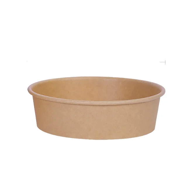 36oz Restaurant personalized disposable fruit paper salad cup to go