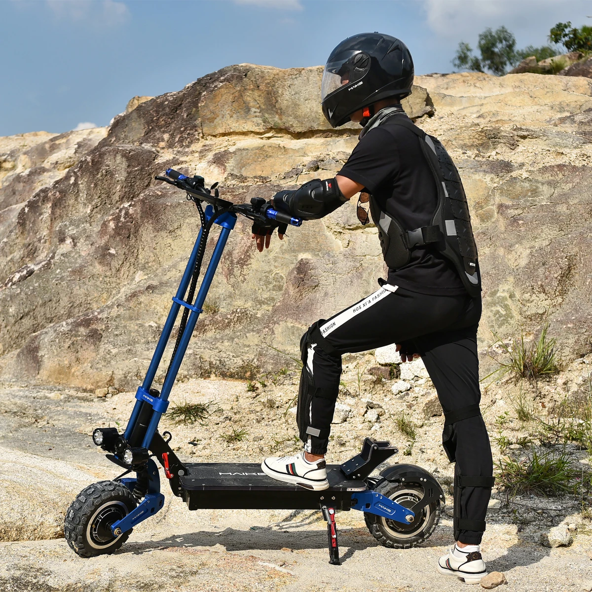 Eu Warehouse Low Price maike kk10s pro dual motor 5600w scooter fast speed 95kmh off road electric scooter