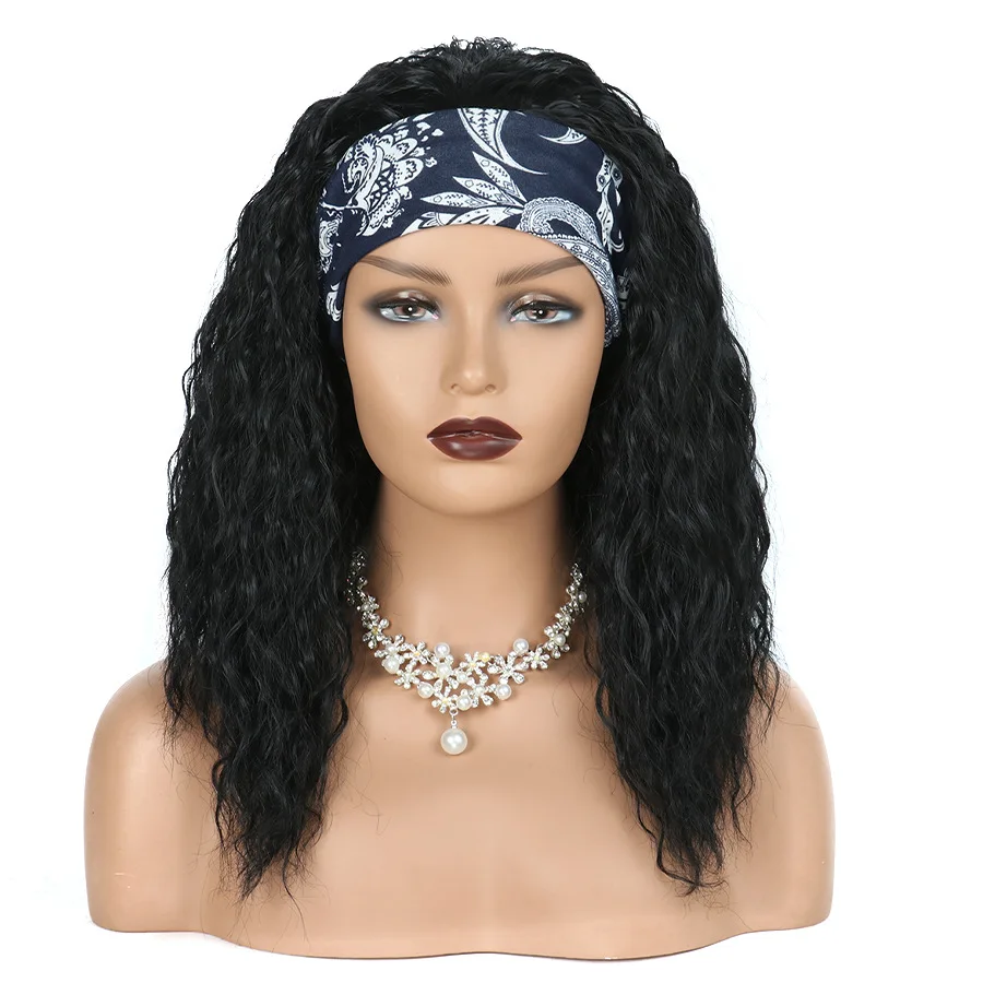 2021 New Style Headband Wig Hair For Human Hair Headband Headband Kinky Ponytail