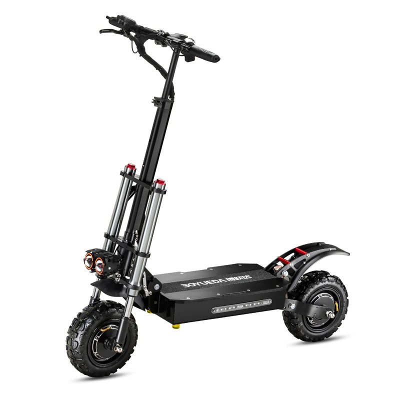 Boyueda 5600watt 60v 38ah Dual Motor Escooter Fat Tire Fast Electric Folding Scooter Scooters