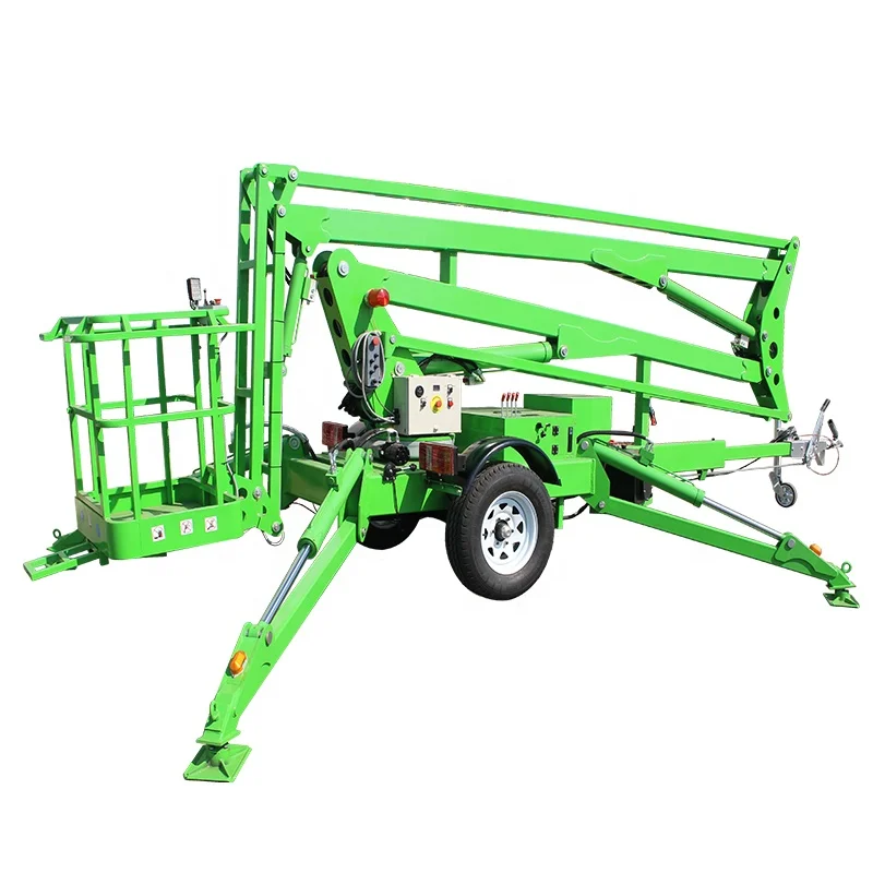 
20m Electric Hydraulic Trailed Towable Spider Aerial Boom Lift 