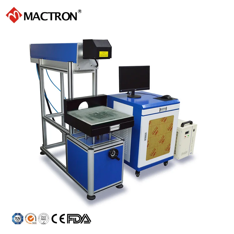 DongGuan Mactron Coconut Shell Laser Cutting and Engraving Machine for Mirror Glass
