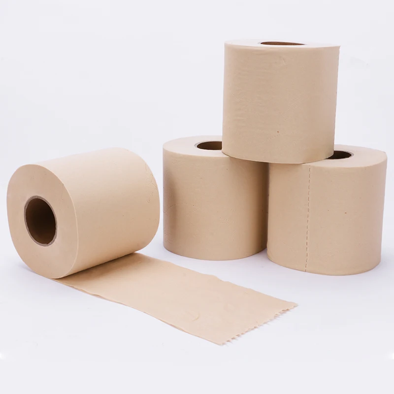
Wholesale Virgin Bamboo pulp 4ply bathroom tissue paper roll 