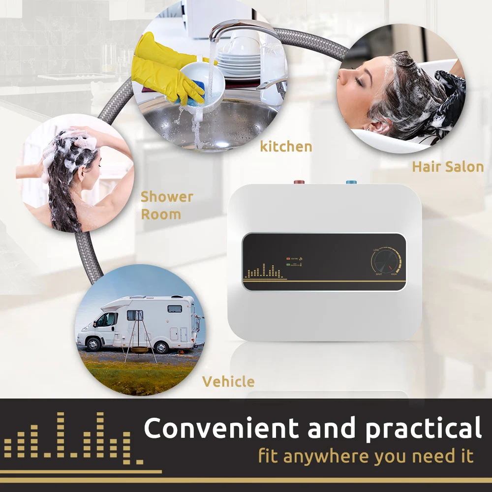 CE 110v 220v Instant Electric Water Heater for Kitchen bathroom ceramic infrared heater Calentador de agua