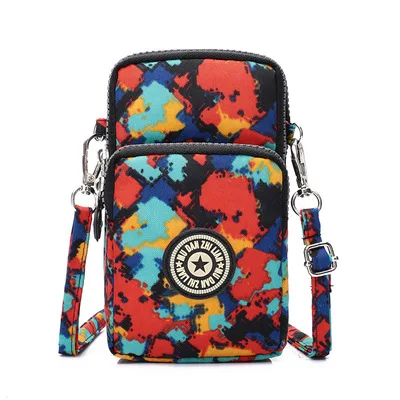 OEM Sports Wallet Phone Bag For Mobile Shoulder Bag Pouch Case Belt Handbag Purse Coin Wallet Retro Key Holder Small Money Bag