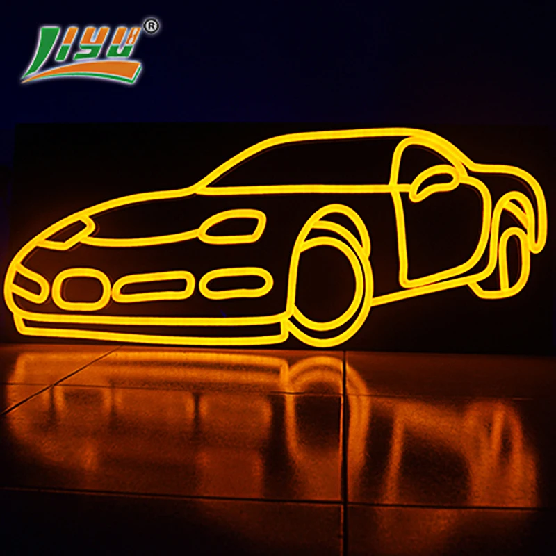 New product! Custom flexible waterproof led neon signs with classic cars