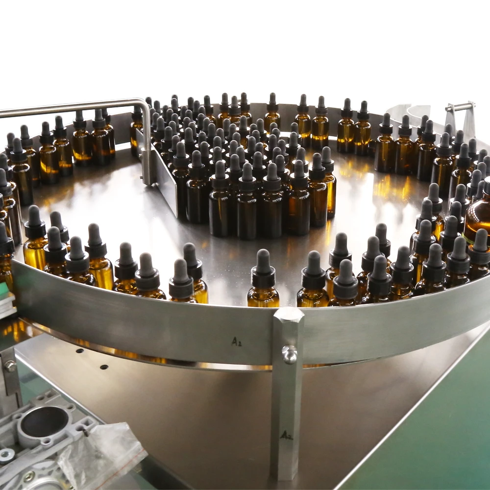 Automatic 10ml Vial Oral Liquid Small Glass Eye Drop Dropper Bottle Liquid Essential Oil Serum Spray Filling Capping Machines